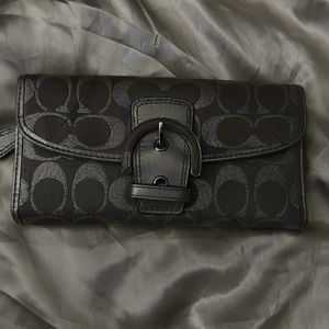 Black coach wallet